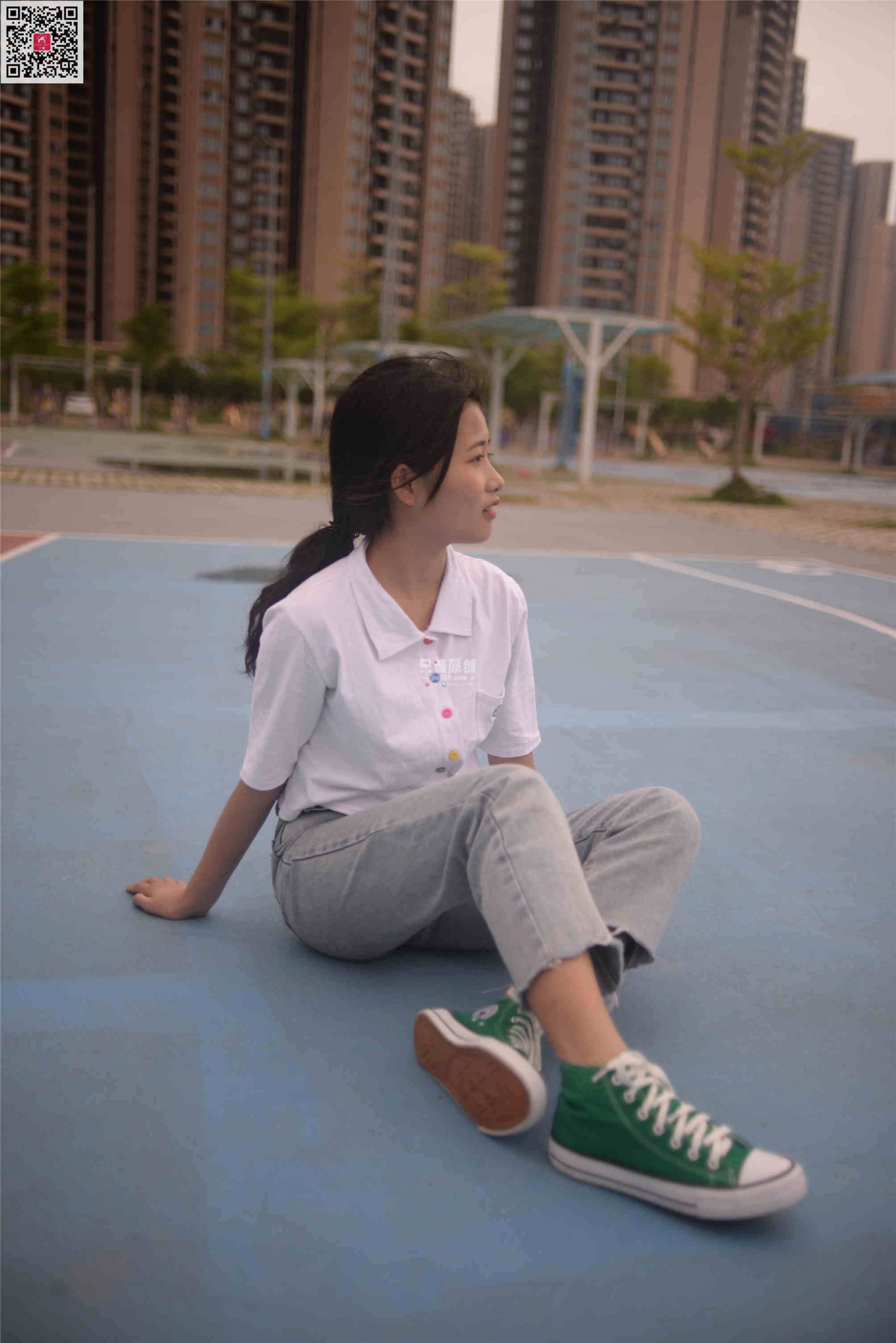 263期：周子琪 – 彼年豆蔻，美眷如花 船袜-第1张