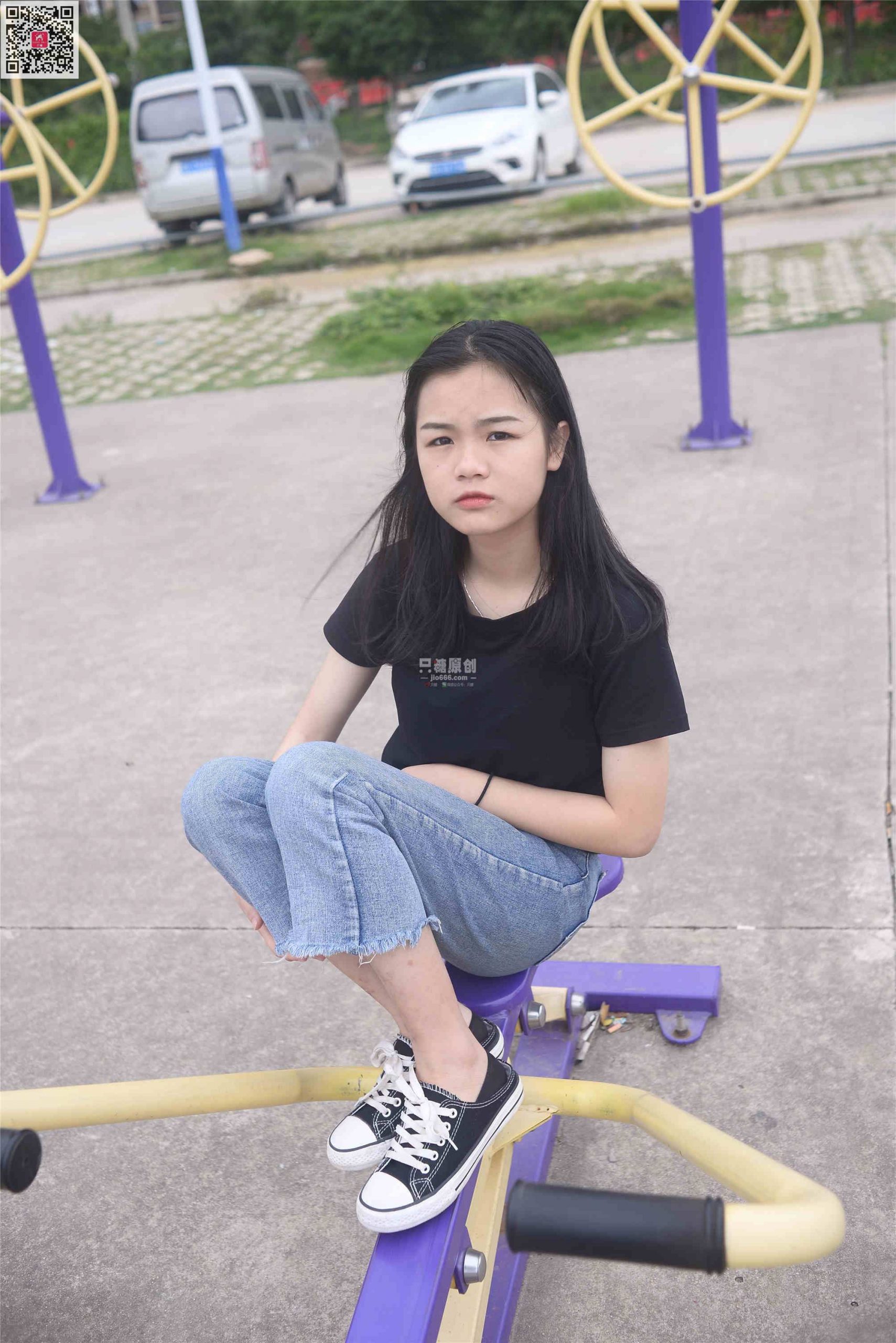 342期：小萱 – 浪漫的碎片 船袜-第1张