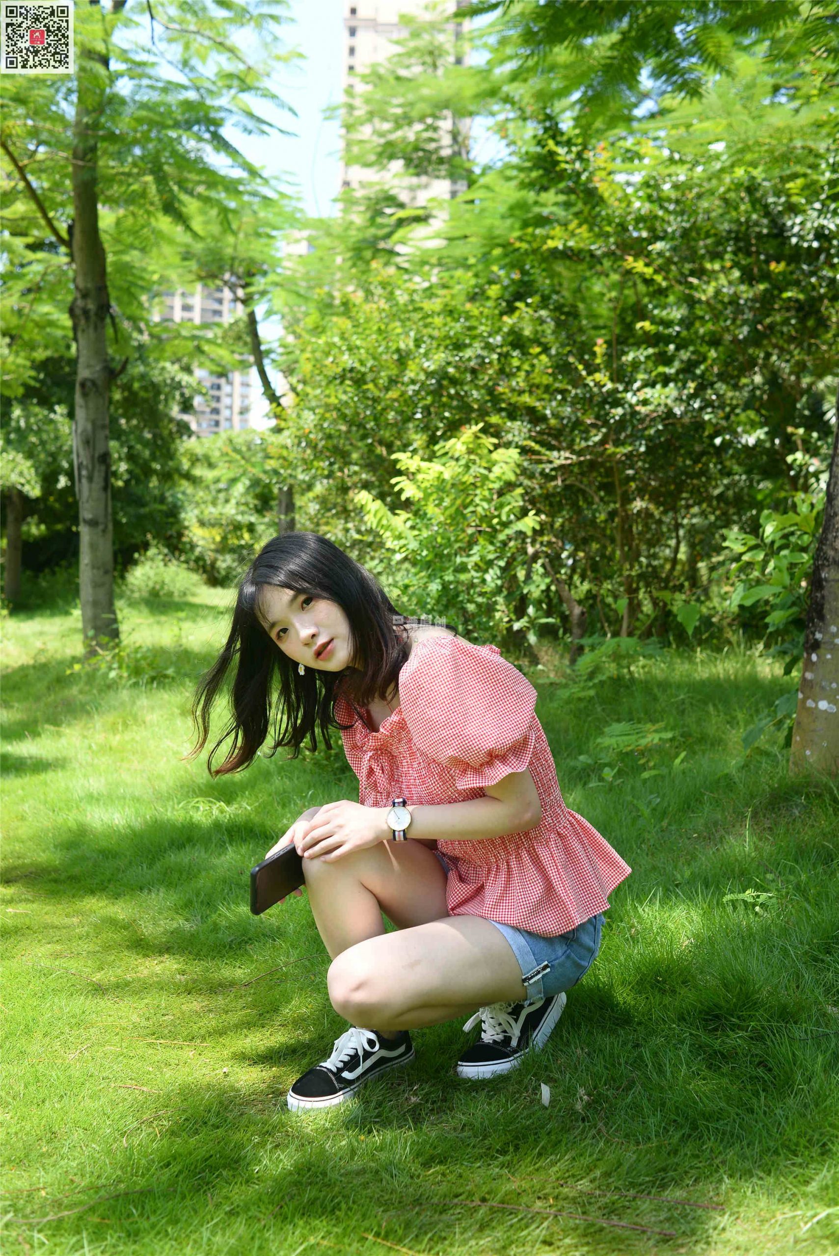 410期：优米 – 绿意盎然 棉袜-第1张