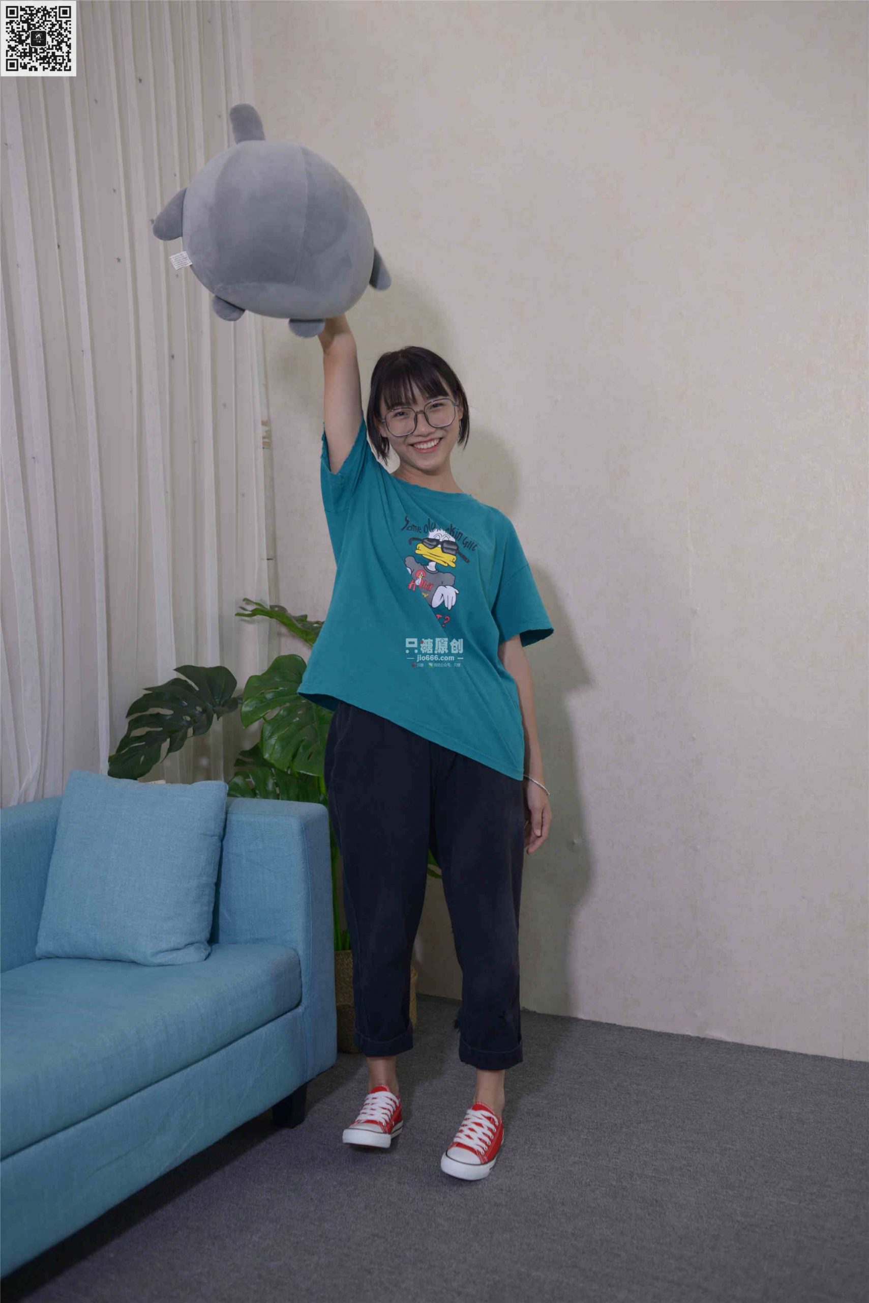 449期：丸子 – 愿与你不期而遇以笑相迎 船袜-第1张