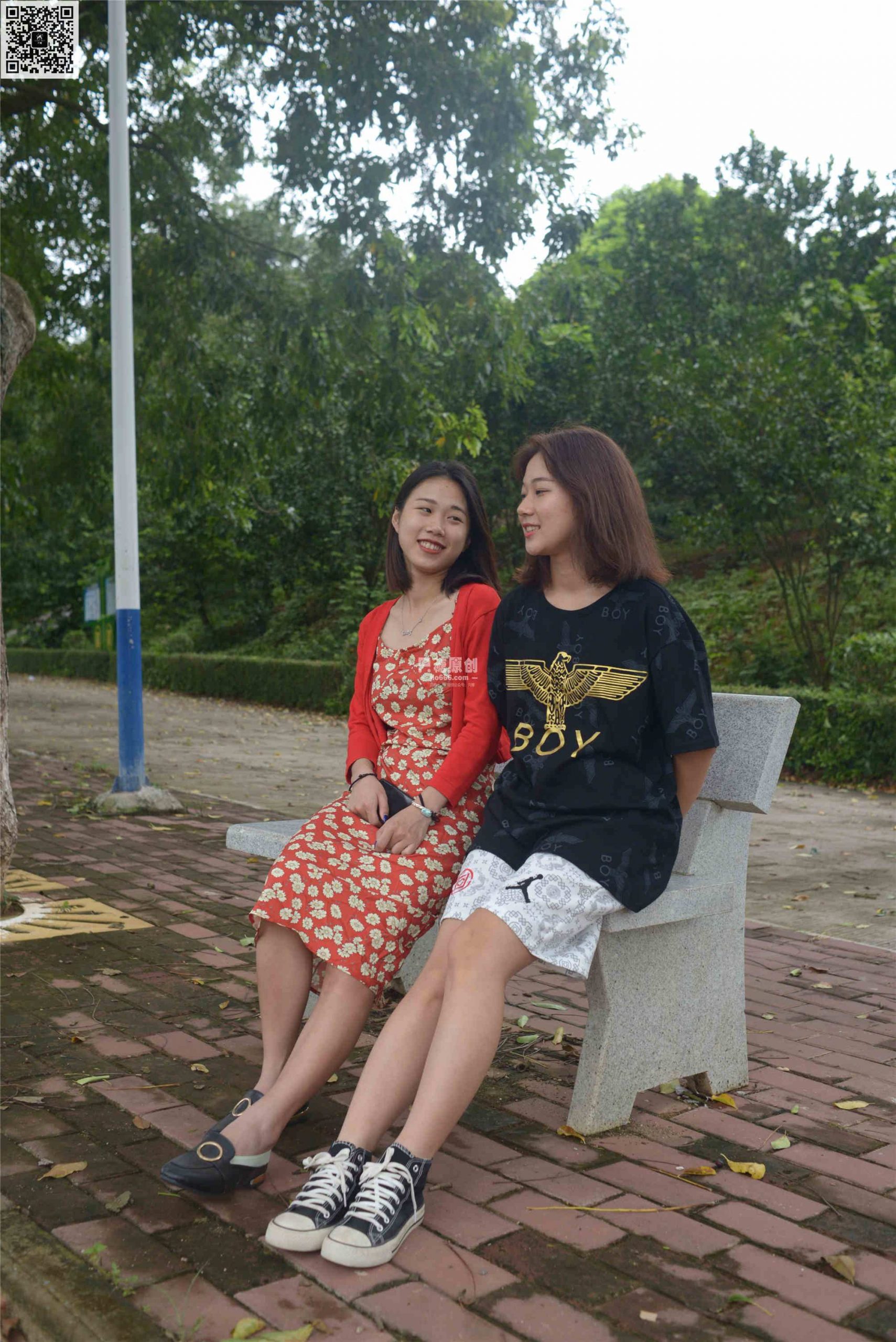 496期：姗姗&林恬 – 相离莫相忘 船袜-第1张